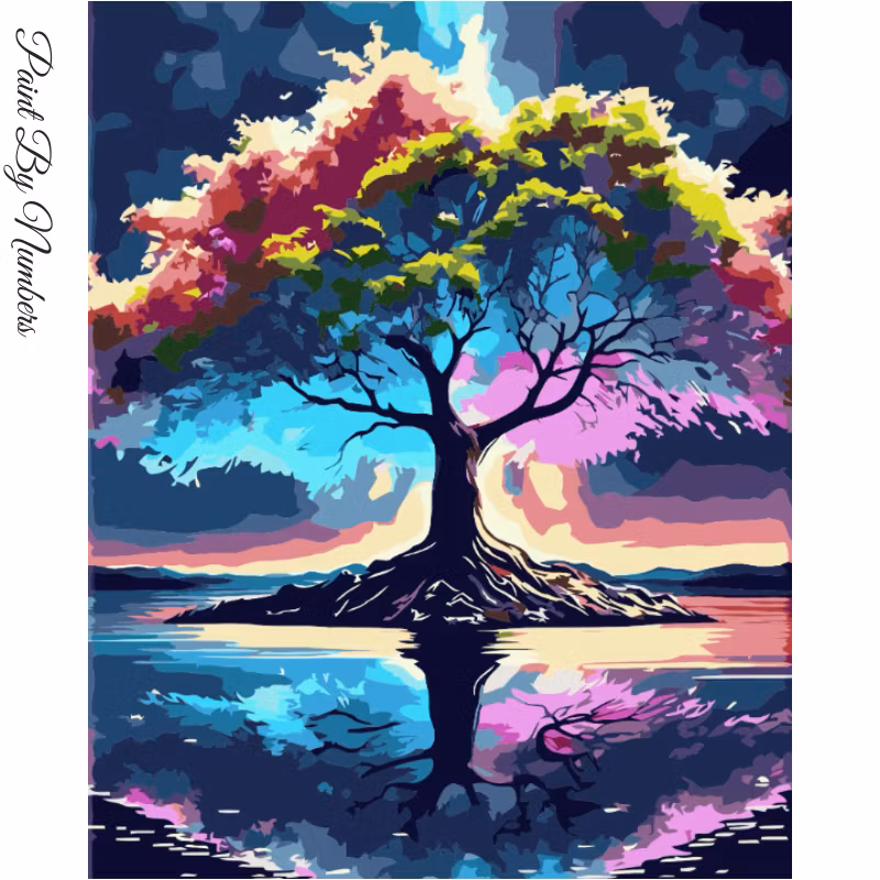 Paint By Numbers Magical Tree 40x50