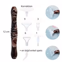 Diamond Painting Penna Resin Med Ändar Kaffe