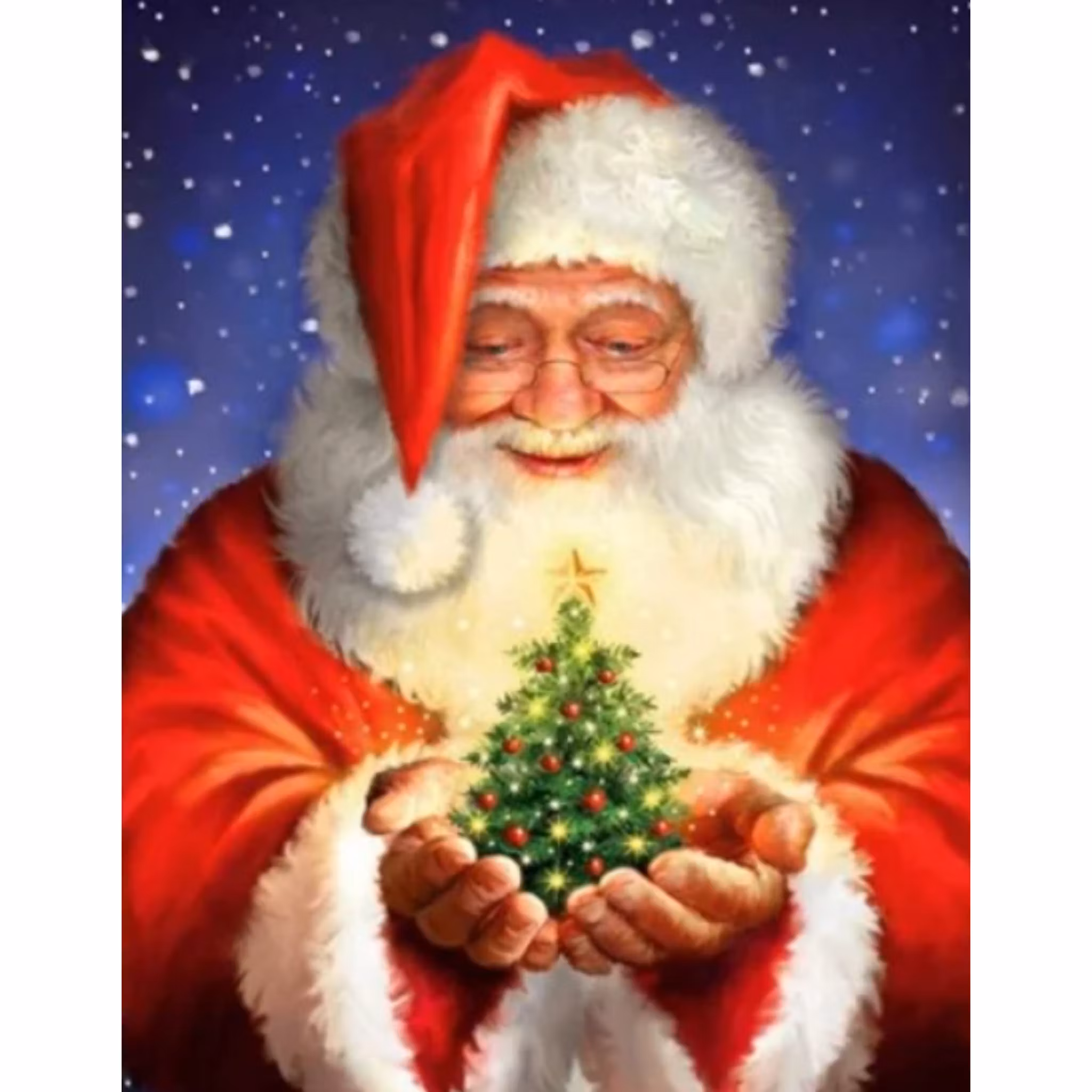 Diamanttavla Magisk Jul 40x50