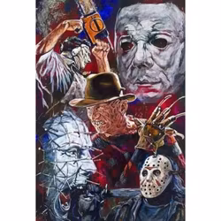 Diamanttavla Scary Movies 50x70