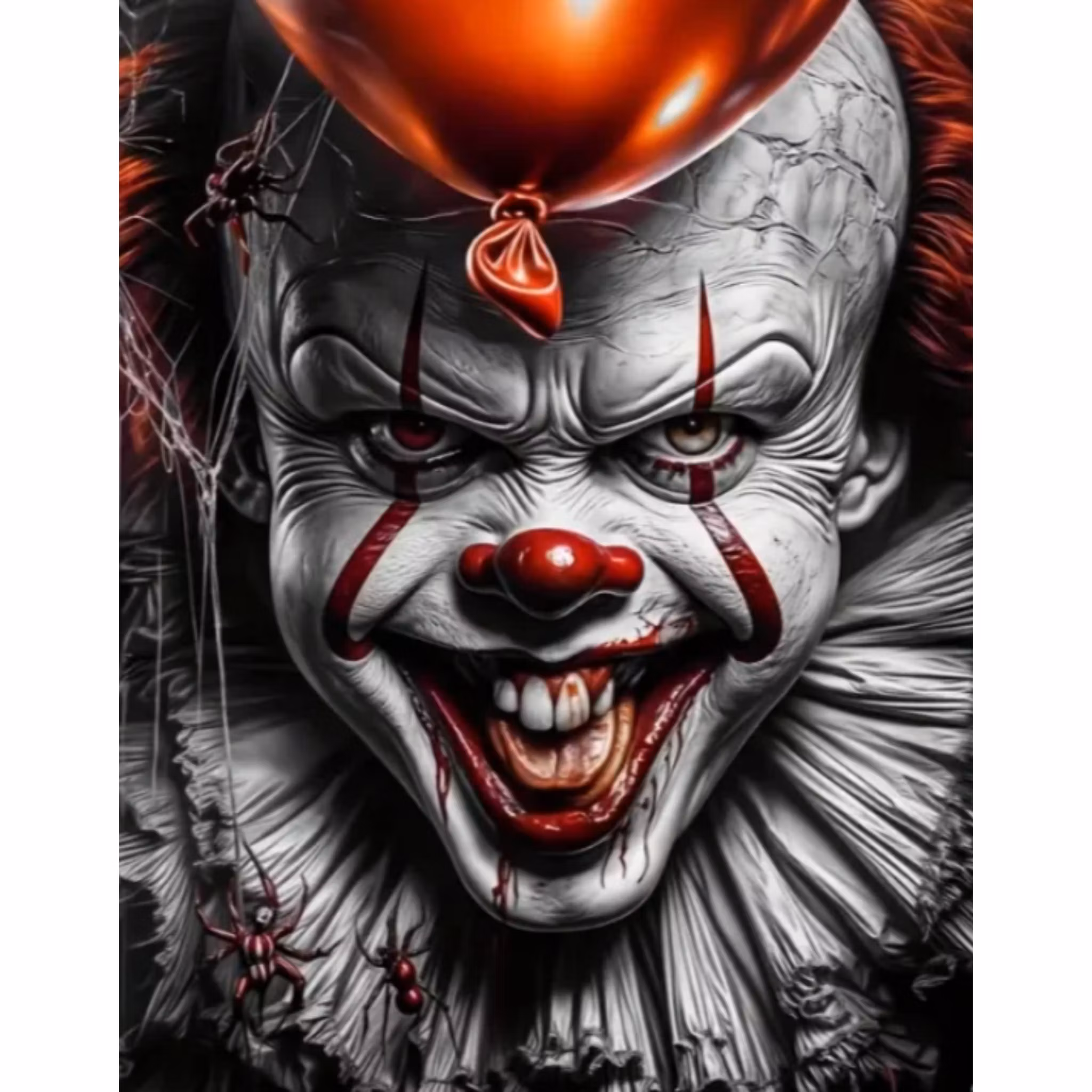Diamanttavla Pennywise 40x50 - Leverans v. 36-37