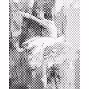 One Color Dot Painting Balletgirl 40x50 - Leverans vecka 37-38