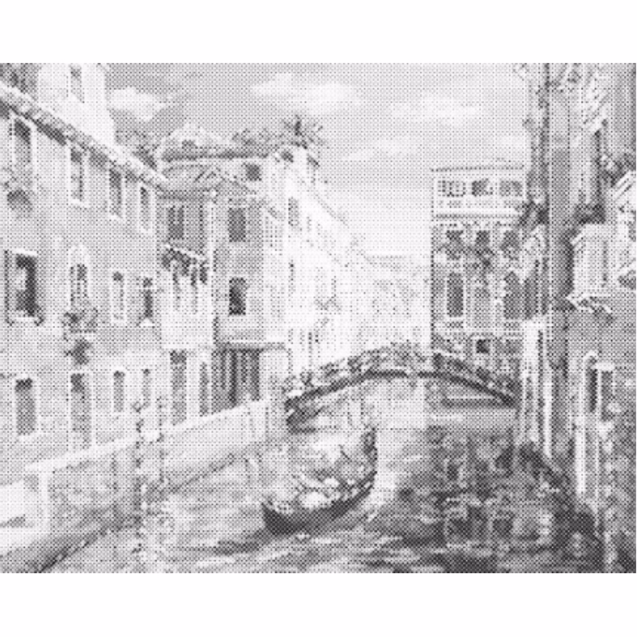 One Color Dot Painting Venedig 40x50