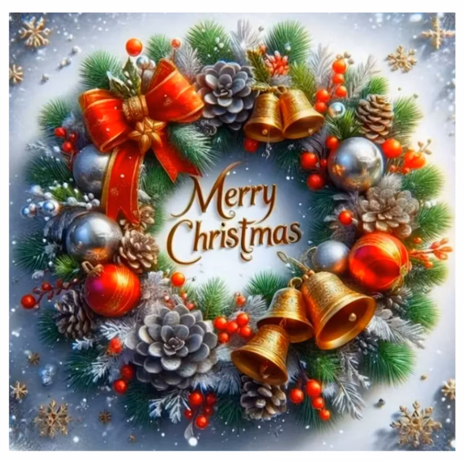 Diamanttavla Julkrans