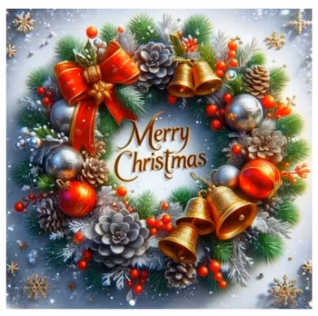 Diamanttavla Julkrans