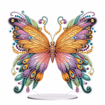 Diamond Painting Bordsdekoration Fjäril 2