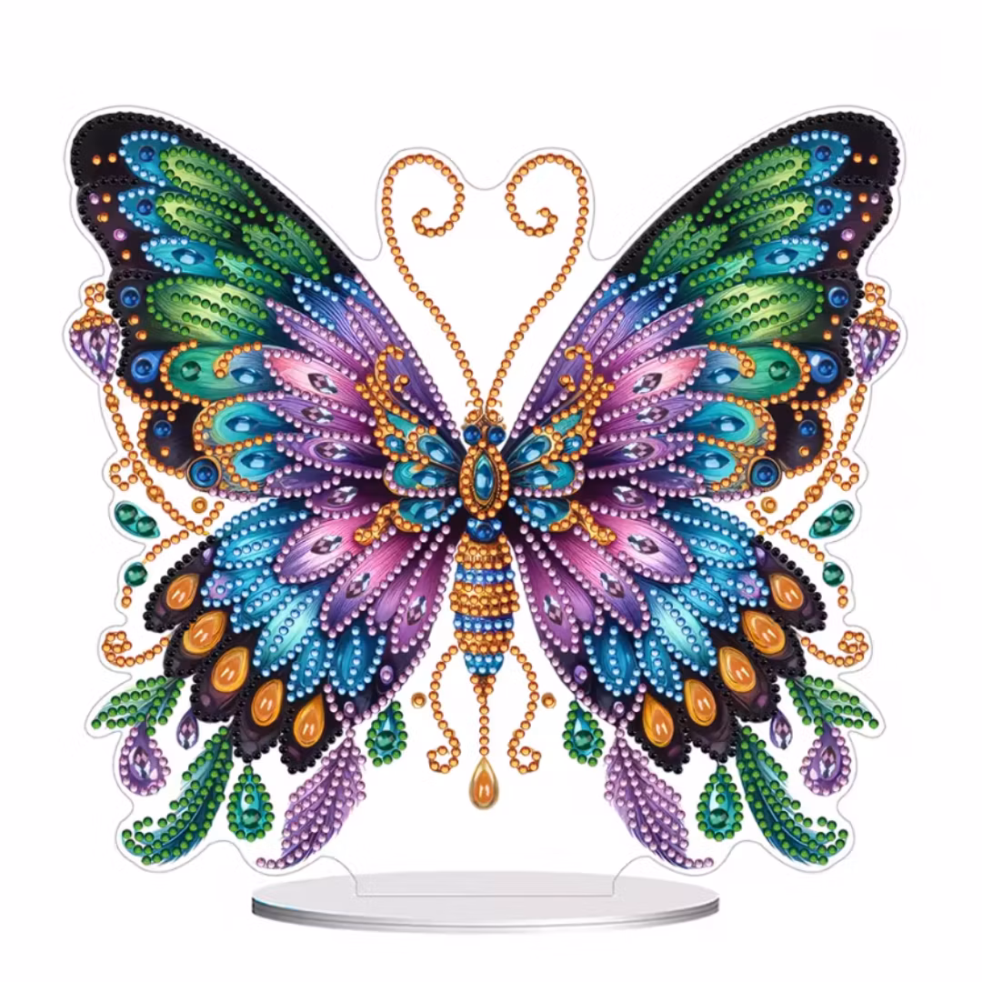 Diamond Painting Bordsdekoration Fjäril 3