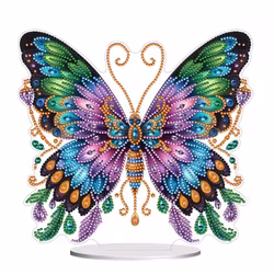 Diamond Painting Bordsdekoration Fjäril 3
