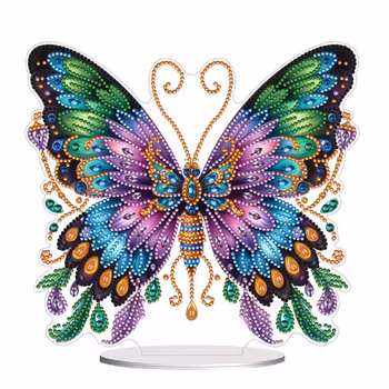 Diamond Painting Bordsdekoration Fjäril 3