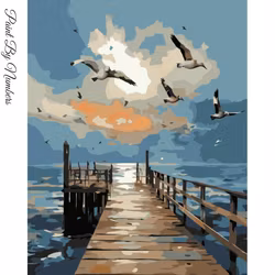 Paint By Numbers Havsbrygga 40x50