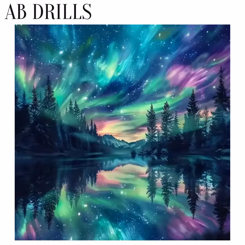 Diamanttavla AB Drills Norrsken 50x50 - Leverans vecka 41-42