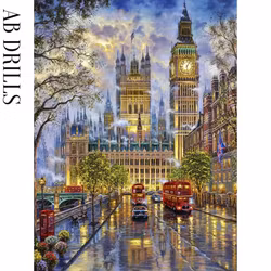 Diamanttavla AB Drills London By Night 40x50