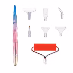 Diamond Painting Penna Metallic Med Olika Ändar 1 st