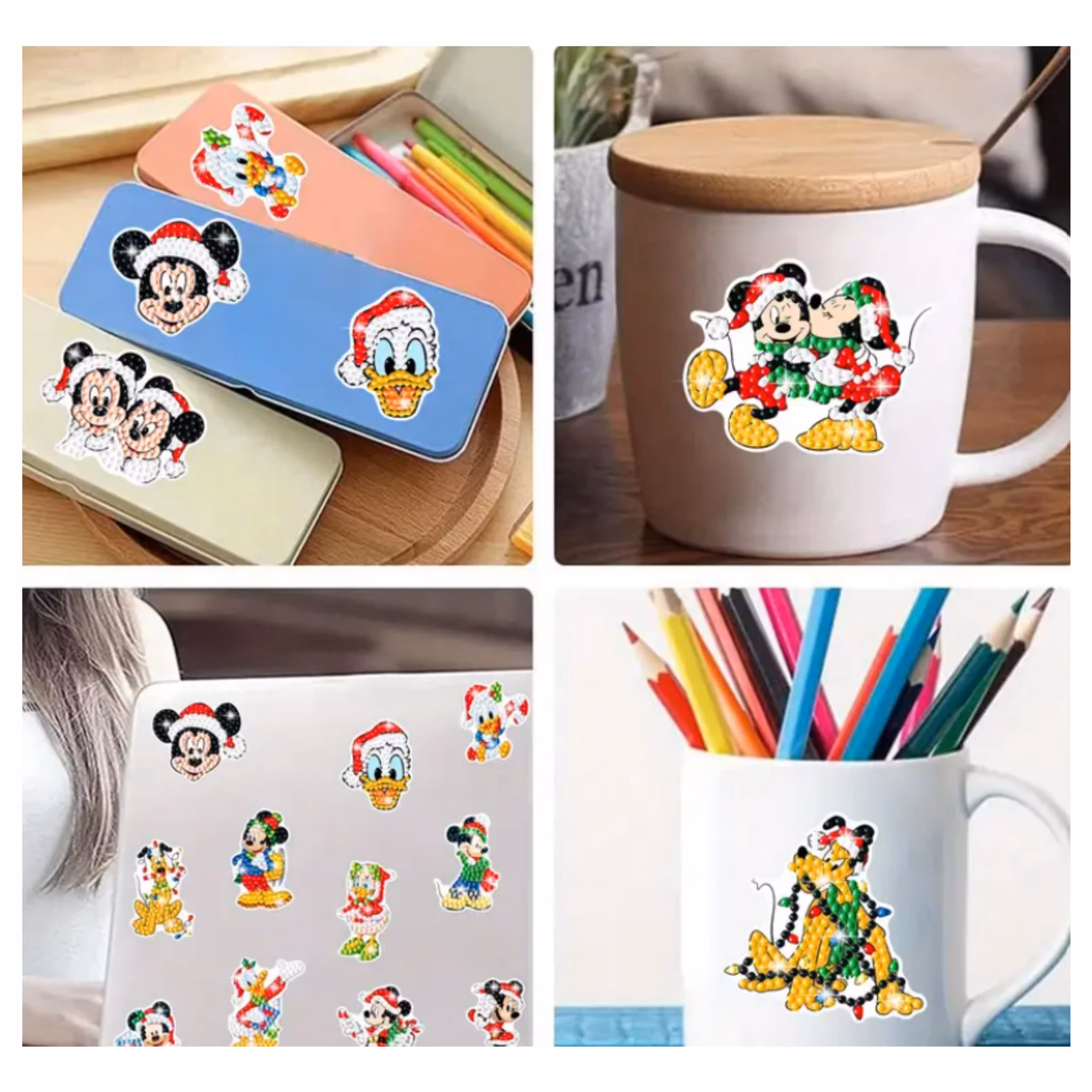 Diamond Painting Stickers Disney Christmas 28 st