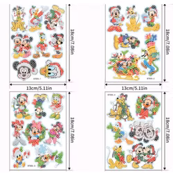 Diamond Painting Stickers Disney Christmas 28 st