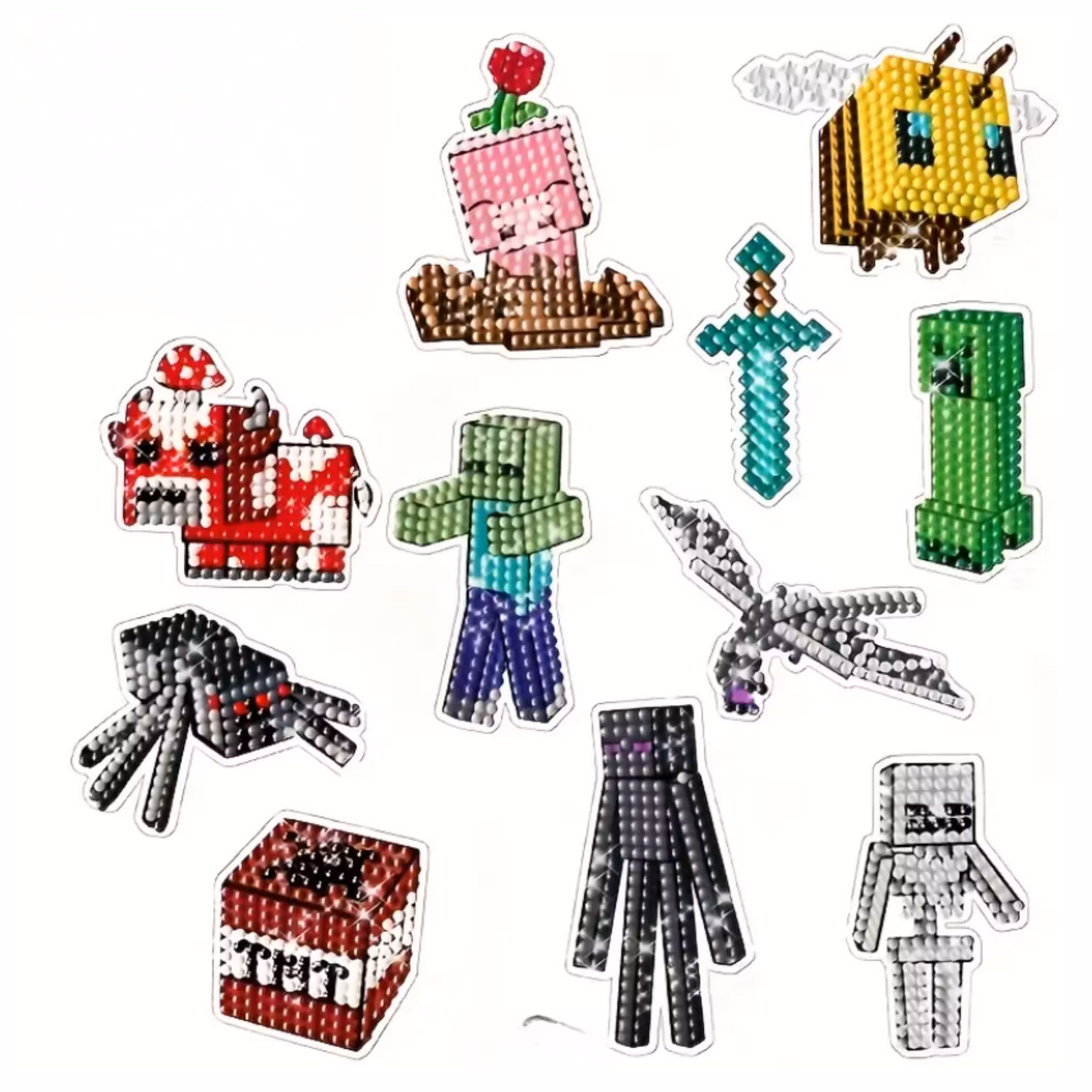 Diamond Painting Stickers Minecraft 11 st