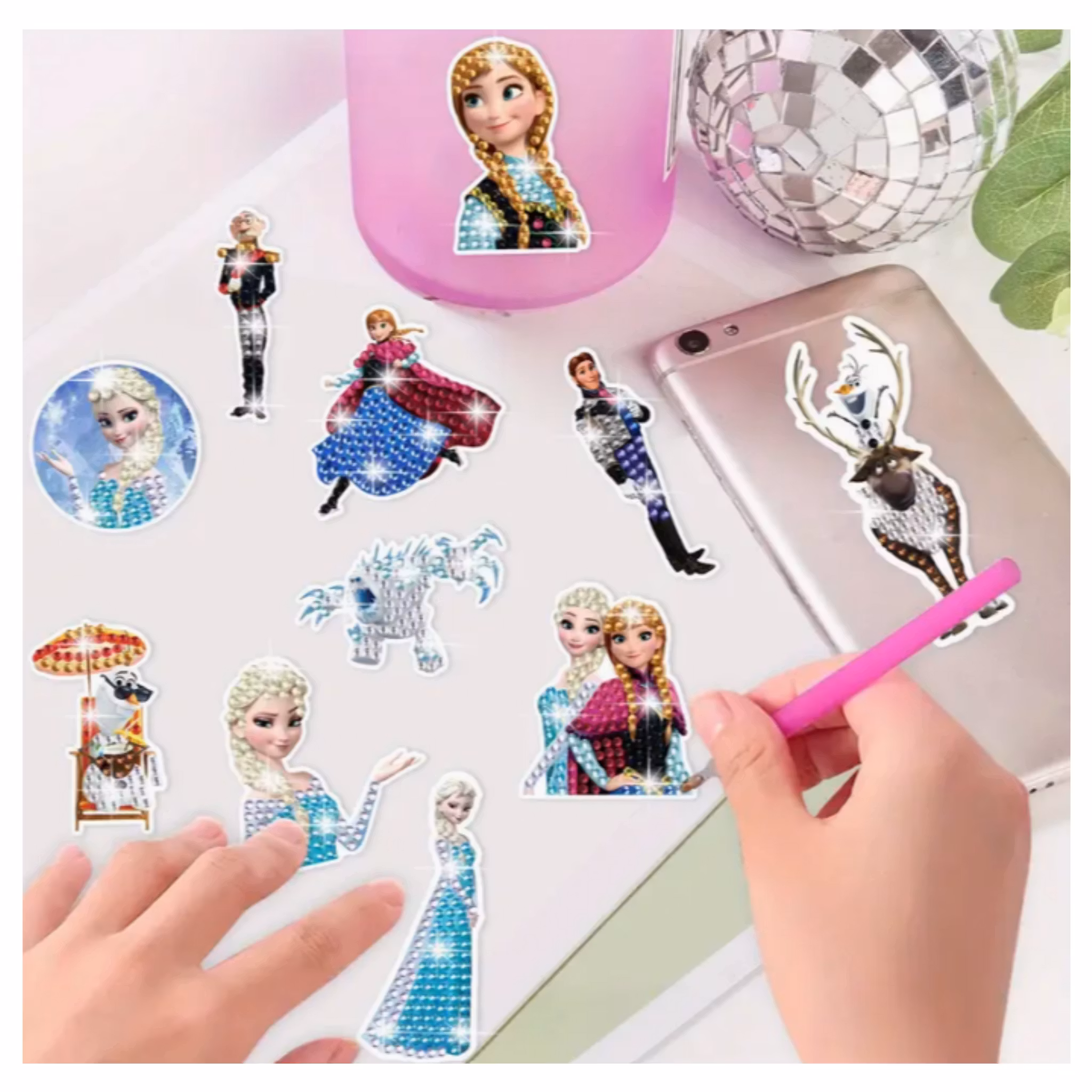 Diamond Painting Stickers Frozen 16 st