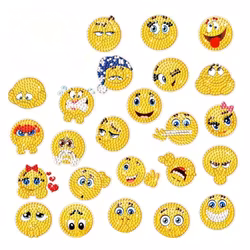 Diamond Painting Stickers Smiley 24 dt
