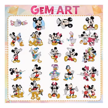 Diamond Painting Stickers Disney 24 st