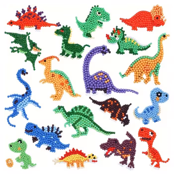 Diamond Painting Stickers Dino 18 st