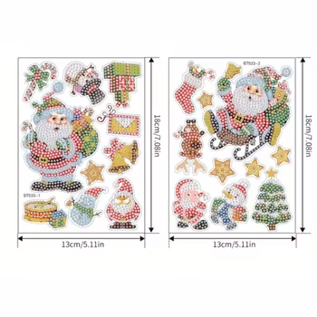 Diamond Painting Stickers Christmas 20 st
