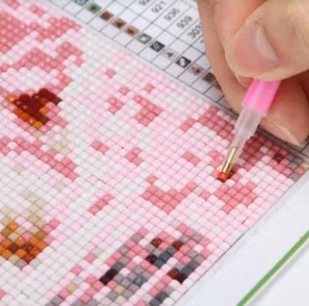 Diamanttavla Höstfåglar 40x50