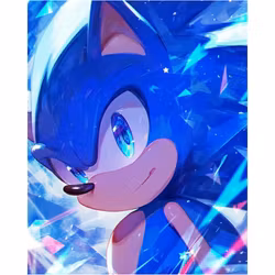 Diamanttavla Sonic 40x50