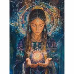 Diamanttavla Everything Is Energy 50x70