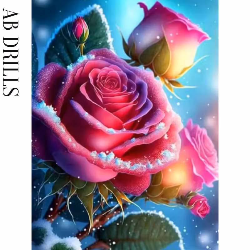 Diamanttavla AB Drills Vinterros 30x40