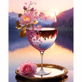 Diamanttavla Glass Nature 40x50