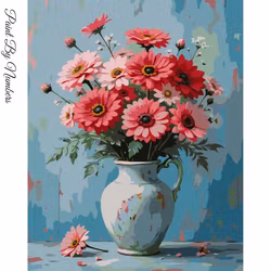 Paint By Numbers Blommor I Kanna 40x50