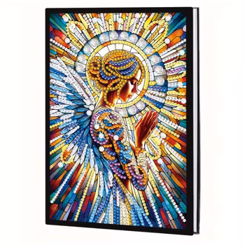 Diamond Painting Olinjerad Skrivbok 49 sidor Ängel