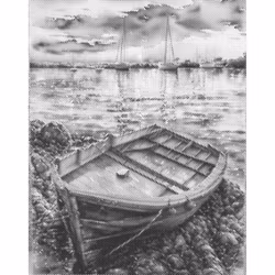 One Color Dot Painting Eka 40x50