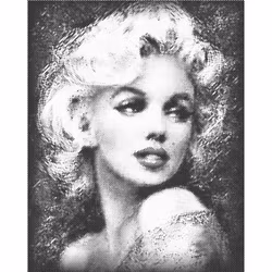 One Color Dot Painting Marilyn Monroe 40x50