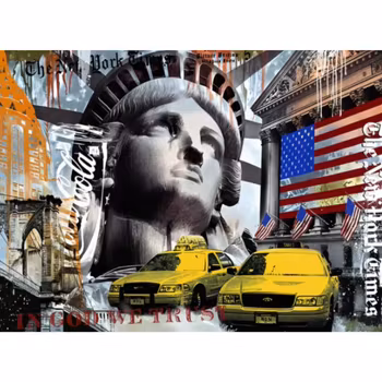 Diamanttavla New York 40x50