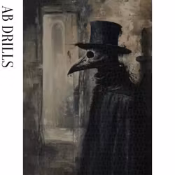 Diamanttavla AB Drills The Plague Doctor 50x70