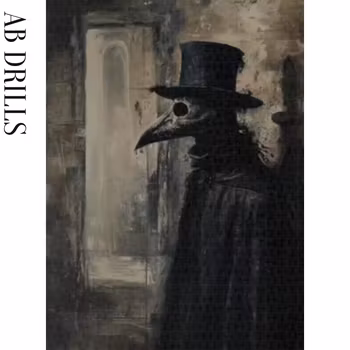 Diamanttavla AB Drills The Plague Doctor 50x70