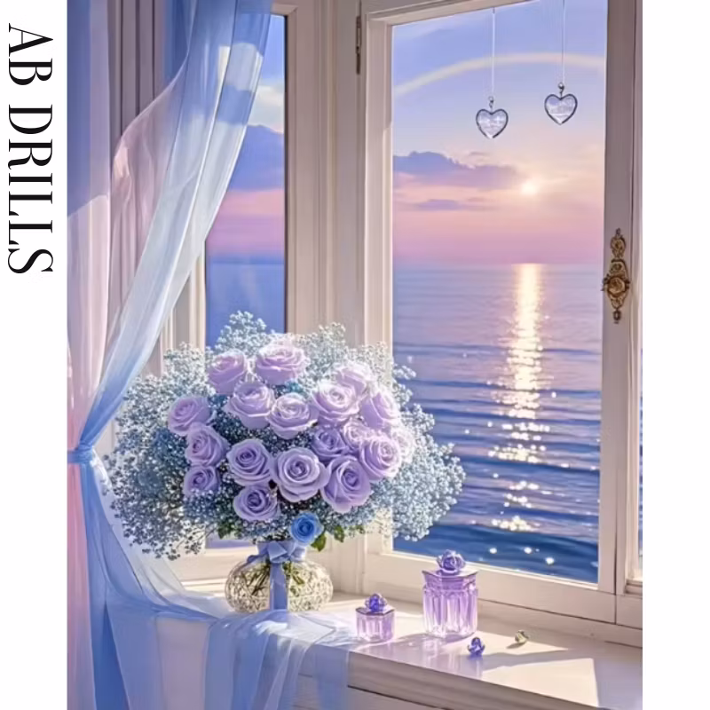 Diamanttavla AB Drills Ocean View 40x50 - Leverans vecka 11-12