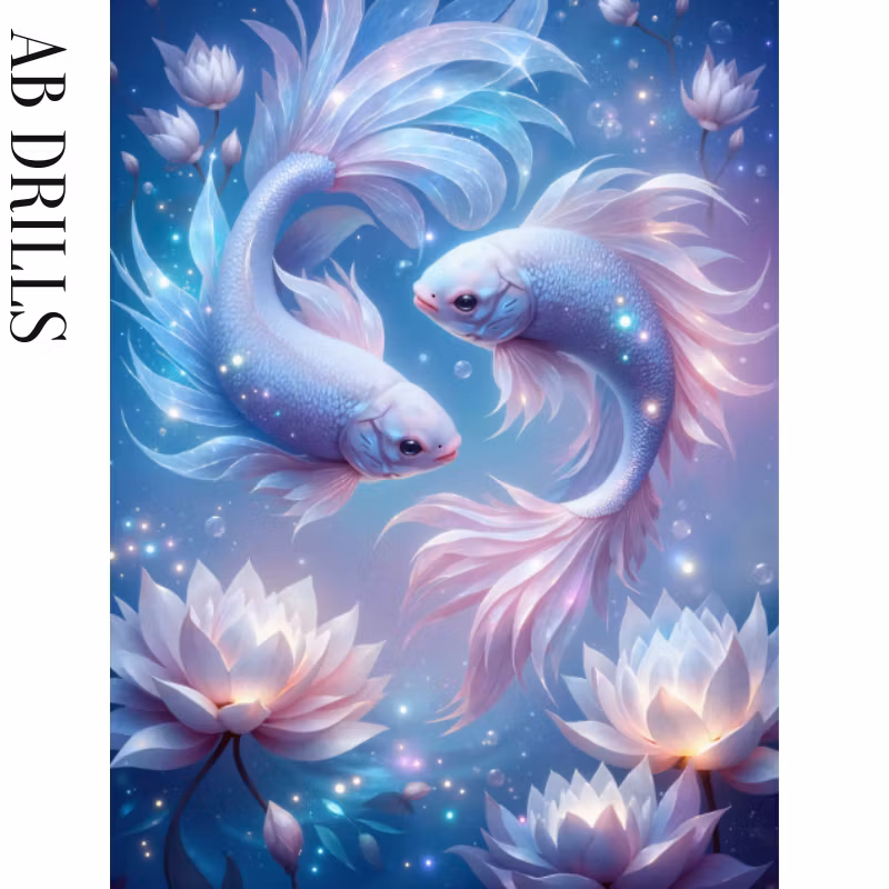 Diamanttavla AB Drills Koifishes 40x50