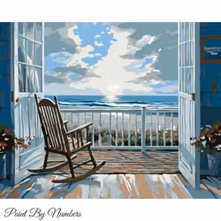 Paint By Numbers Havsterass 40x50