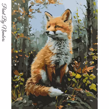 Paint By Numbers Fox 40x50