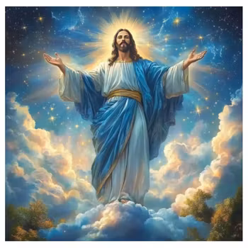 Diamanttavla Jesus 40x40 - Leverans vecka 13-14