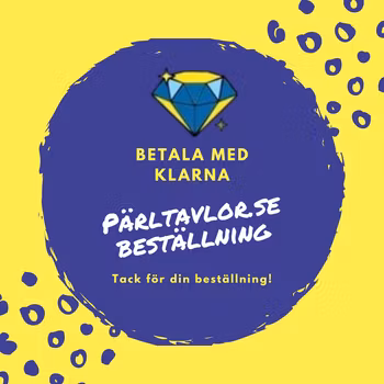 Elisabeth Jonsson Pärltavlor.se Beställning Betala Med Klarna Varg 40x50 Runda + Vacker Fjäril 40x50 Runda