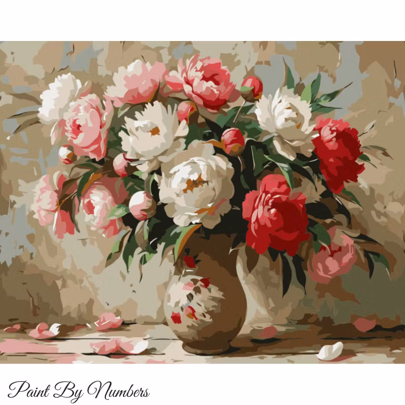 Paint By Numbers Pioner I Vacker Vas 40x50 - Leverans Vecka 15