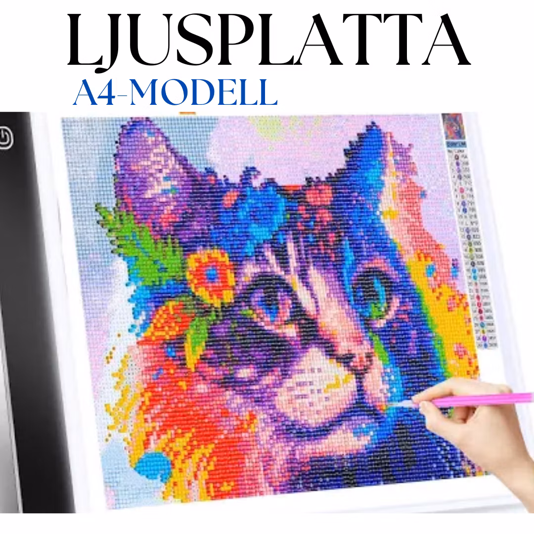 Ljusplatta A4-format Med 3 Ljuslägen