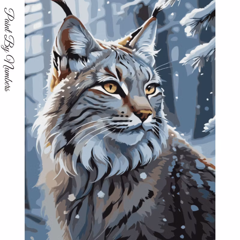 Paint By Numbers Lodjur 40x50