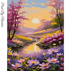 Paint By Numbers Summer Sunset 40x50