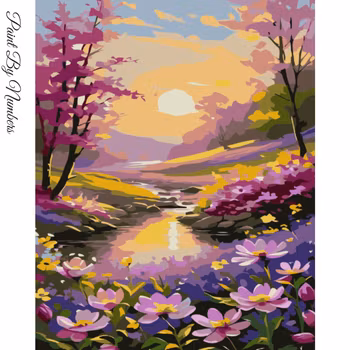 Paint By Numbers Summer Sunset 40x50
