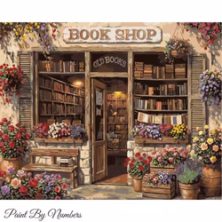 Paint By Numbers Bookshop  40x50 - Leverans vecka 18
