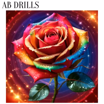 Diamanttavla AB Drills Color Rose 40x40